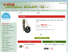 Tablet Screenshot of cerpadlazavlahy.cz